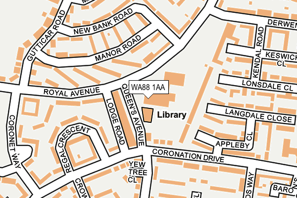 WA88 1AA map - OS OpenMap – Local (Ordnance Survey) WA88 1AA map - OS OpenMap – Local (Ordnance Survey)