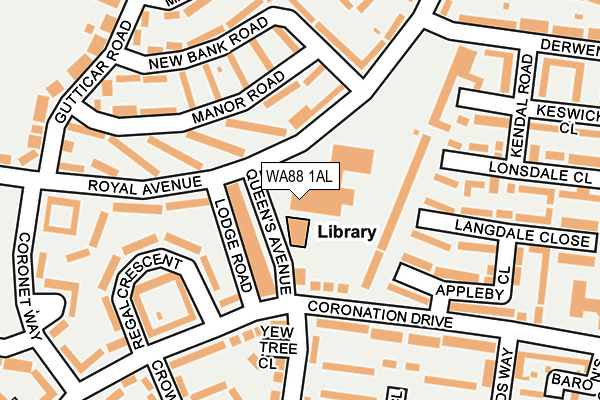 WA88 1AL map - OS OpenMap – Local (Ordnance Survey) WA88 1AL map - OS OpenMap – Local (Ordnance Survey)
