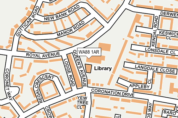 WA88 1AR map - OS OpenMap – Local (Ordnance Survey) WA88 1AR map - OS OpenMap – Local (Ordnance Survey)