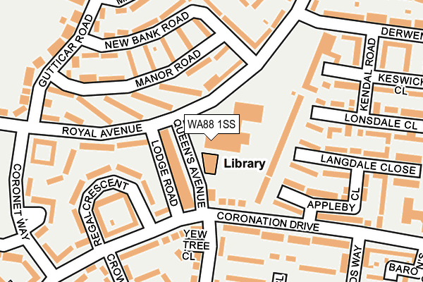 WA88 1SS map - OS OpenMap – Local (Ordnance Survey) WA88 1SS map - OS OpenMap – Local (Ordnance Survey)