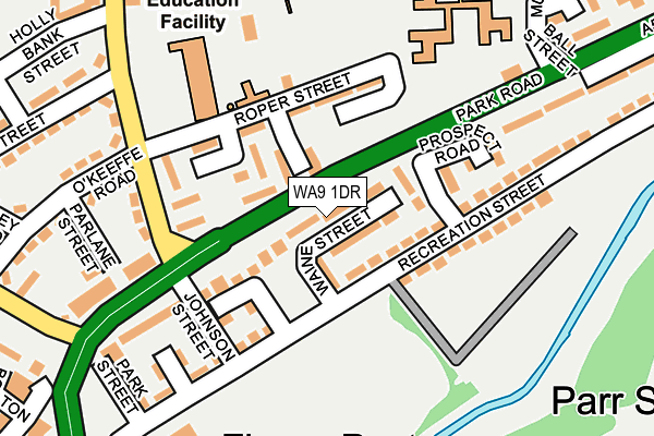 WA9 1DR map - OS OpenMap – Local (Ordnance Survey) WA9 1DR map - OS OpenMap – Local (Ordnance Survey)