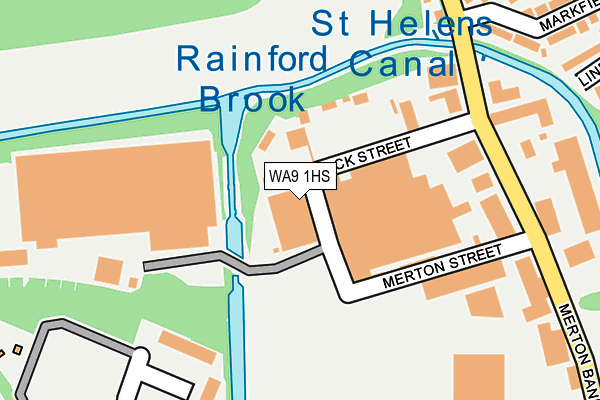 WA9 1HS map - OS OpenMap – Local (Ordnance Survey) WA9 1HS map - OS OpenMap – Local (Ordnance Survey)