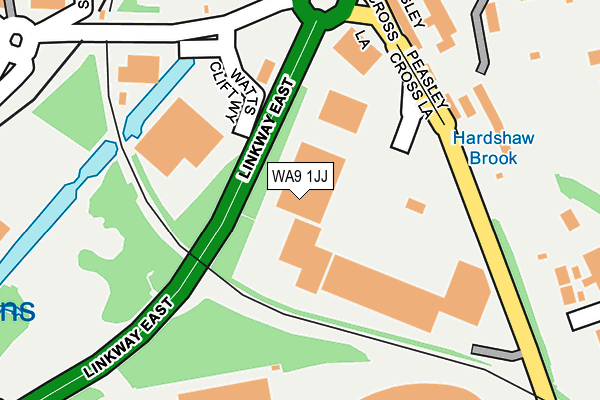 WA9 1JJ map - OS OpenMap – Local (Ordnance Survey) WA9 1JJ map - OS OpenMap – Local (Ordnance Survey)