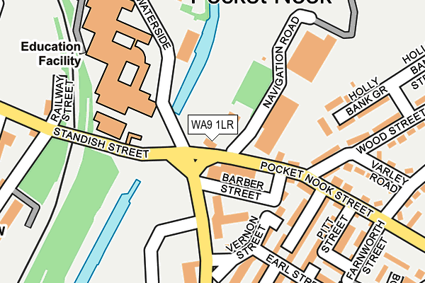 WA9 1LR map - OS OpenMap – Local (Ordnance Survey) WA9 1LR map - OS OpenMap – Local (Ordnance Survey)