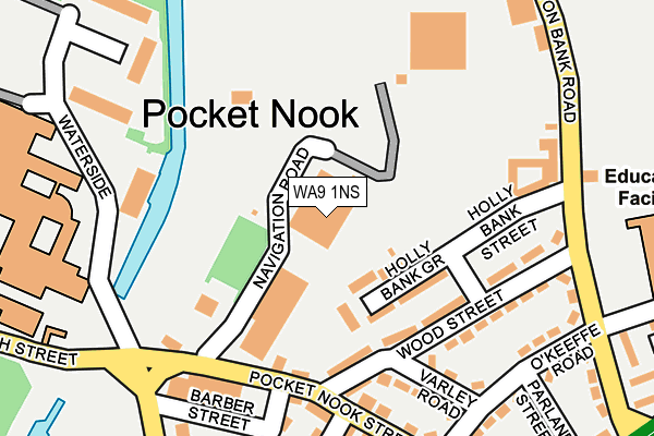 WA9 1NS map - OS OpenMap – Local (Ordnance Survey) WA9 1NS map - OS OpenMap – Local (Ordnance Survey)