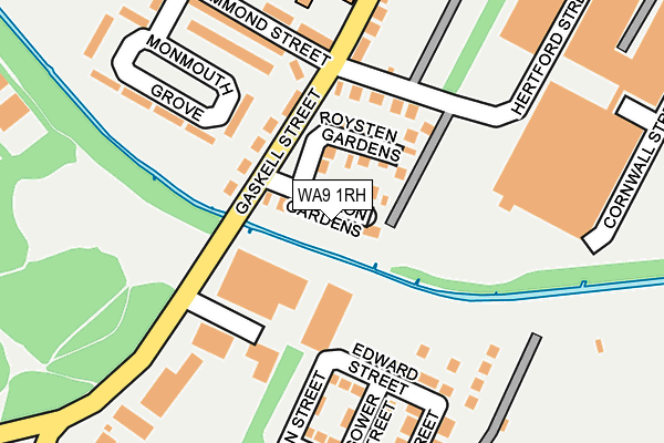 WA9 1RH map - OS OpenMap – Local (Ordnance Survey) WA9 1RH map - OS OpenMap – Local (Ordnance Survey)