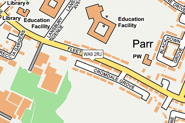 WA9 2RJ map - OS OpenMap – Local (Ordnance Survey) WA9 2RJ map - OS OpenMap – Local (Ordnance Survey)