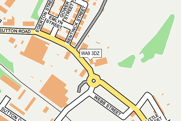 WA9 3DZ map - OS OpenMap – Local (Ordnance Survey) WA9 3DZ map - OS OpenMap – Local (Ordnance Survey)
