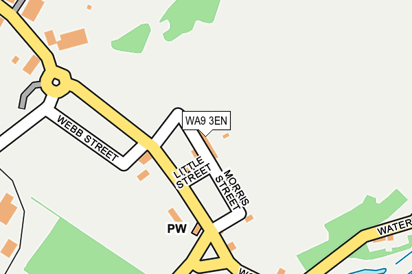 WA9 3EN map - OS OpenMap – Local (Ordnance Survey) WA9 3EN map - OS OpenMap – Local (Ordnance Survey)