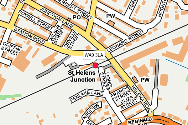 WA9 3LA map - OS OpenMap – Local (Ordnance Survey) WA9 3LA map - OS OpenMap – Local (Ordnance Survey)