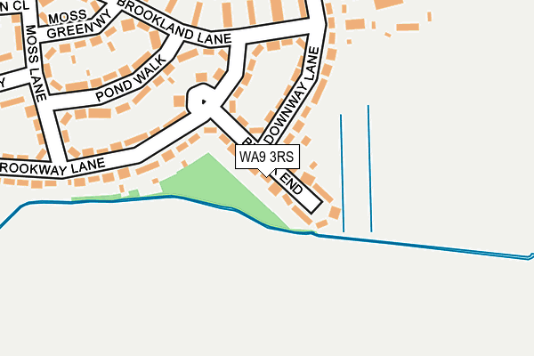 WA9 3RS map - OS OpenMap – Local (Ordnance Survey) WA9 3RS map - OS OpenMap – Local (Ordnance Survey)