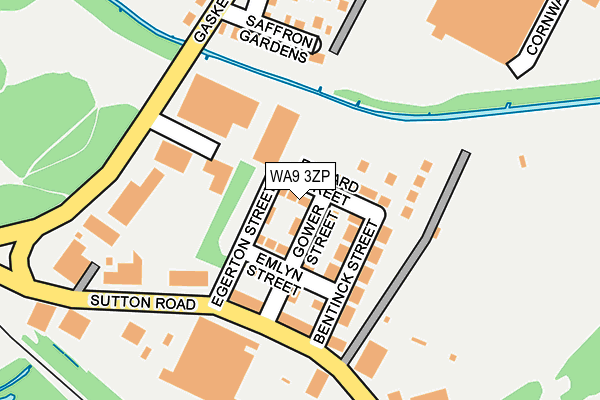 WA9 3ZP map - OS OpenMap – Local (Ordnance Survey) WA9 3ZP map - OS OpenMap – Local (Ordnance Survey)