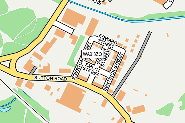 WA9 3ZQ map - OS OpenMap – Local (Ordnance Survey) WA9 3ZQ map - OS OpenMap – Local (Ordnance Survey)