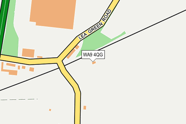 WA9 4QG map - OS OpenMap – Local (Ordnance Survey) WA9 4QG map - OS OpenMap – Local (Ordnance Survey)