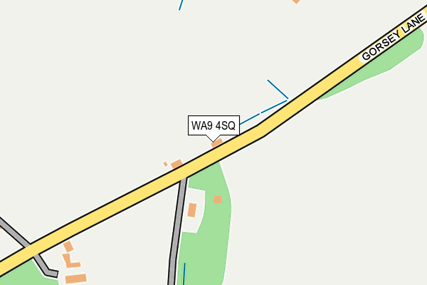 WA9 4SQ map - OS OpenMap – Local (Ordnance Survey) WA9 4SQ map - OS OpenMap – Local (Ordnance Survey)