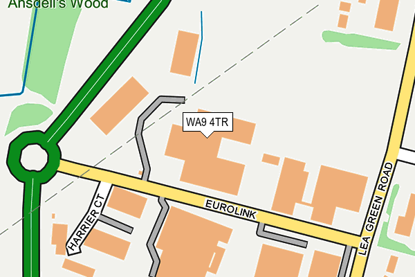 WA9 4TR map - OS OpenMap – Local (Ordnance Survey) WA9 4TR map - OS OpenMap – Local (Ordnance Survey)
