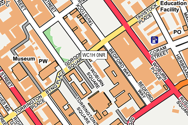 WC1H 0NR map - OS OpenMap – Local (Ordnance Survey) WC1H 0NR map - OS OpenMap – Local (Ordnance Survey)