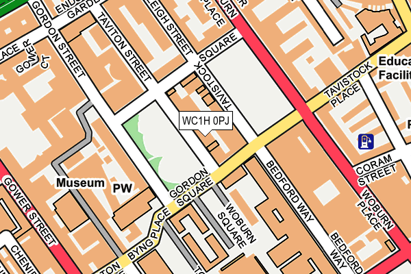 WC1H 0PJ map - OS OpenMap – Local (Ordnance Survey) WC1H 0PJ map - OS OpenMap – Local (Ordnance Survey)