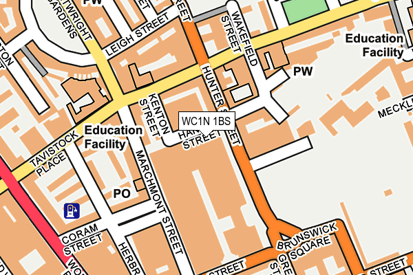 WC1N 1BS map - OS OpenMap – Local (Ordnance Survey) WC1N 1BS map - OS OpenMap – Local (Ordnance Survey)