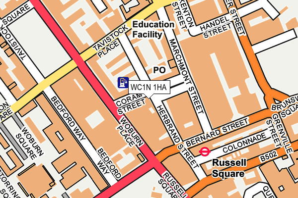 WC1N 1HA map - OS OpenMap – Local (Ordnance Survey) WC1N 1HA map - OS OpenMap – Local (Ordnance Survey)
