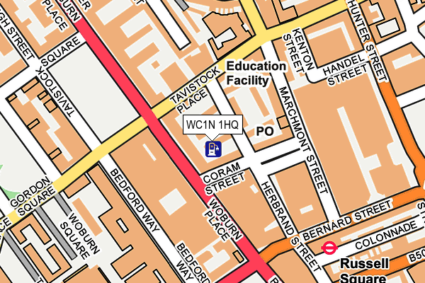 WC1N 1HQ map - OS OpenMap – Local (Ordnance Survey) WC1N 1HQ map - OS OpenMap – Local (Ordnance Survey)