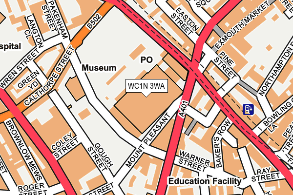 WC1N 3WA map - OS OpenMap – Local (Ordnance Survey) WC1N 3WA map - OS OpenMap – Local (Ordnance Survey)