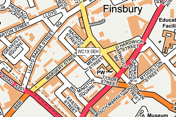 WC1X 0EH map - OS OpenMap – Local (Ordnance Survey) WC1X 0EH map - OS OpenMap – Local (Ordnance Survey)