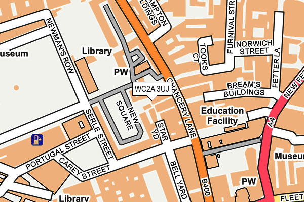 WC2A 3UJ map - OS OpenMap – Local (Ordnance Survey) WC2A 3UJ map - OS OpenMap – Local (Ordnance Survey)