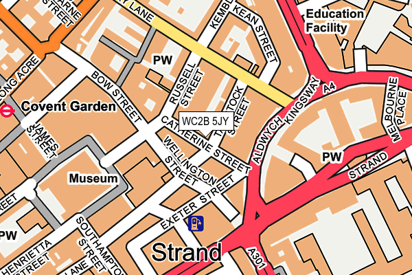WC2B 5JY map - OS OpenMap – Local (Ordnance Survey) WC2B 5JY map - OS OpenMap – Local (Ordnance Survey)