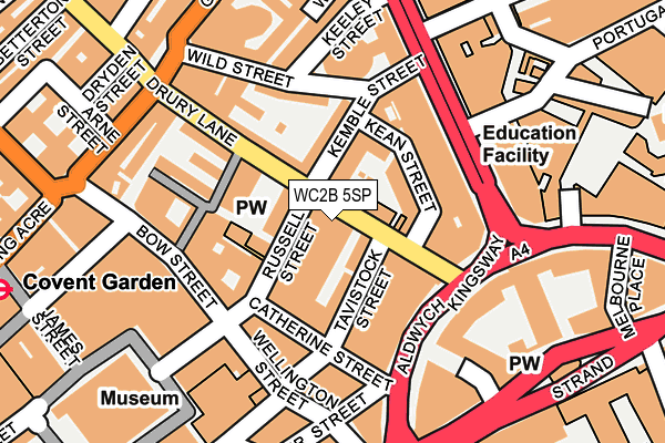 WC2B 5SP map - OS OpenMap – Local (Ordnance Survey) WC2B 5SP map - OS OpenMap – Local (Ordnance Survey)