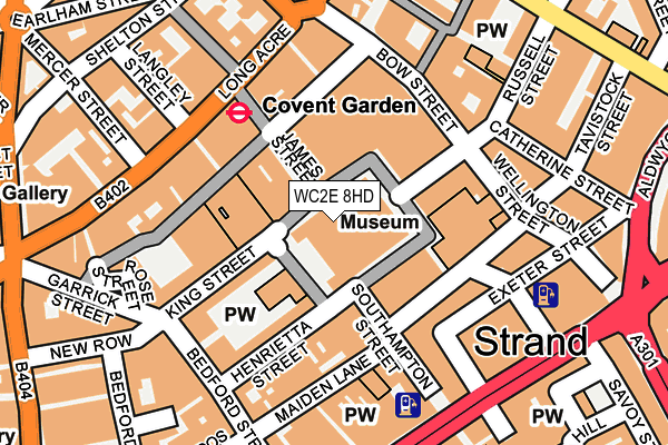 WC2E 8HD map - OS OpenMap – Local (Ordnance Survey) WC2E 8HD map - OS OpenMap – Local (Ordnance Survey)