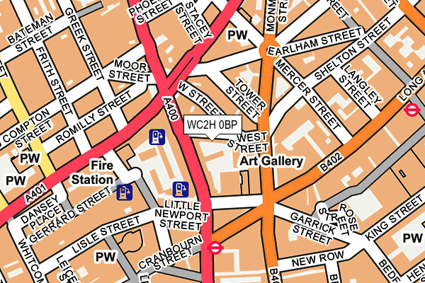 WC2H 0BP map - OS OpenMap – Local (Ordnance Survey) WC2H 0BP map - OS OpenMap – Local (Ordnance Survey)