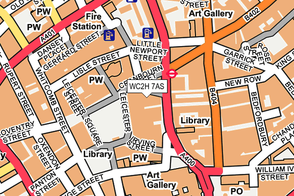 WC2H 7AS map - OS OpenMap – Local (Ordnance Survey) WC2H 7AS map - OS OpenMap – Local (Ordnance Survey)