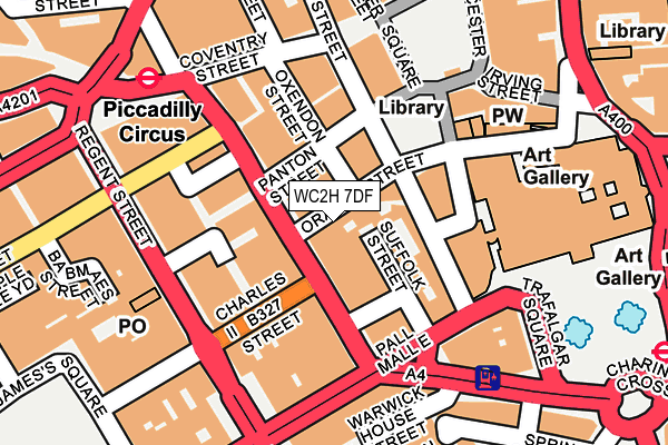 WC2H 7DF map - OS OpenMap – Local (Ordnance Survey) WC2H 7DF map - OS OpenMap – Local (Ordnance Survey)