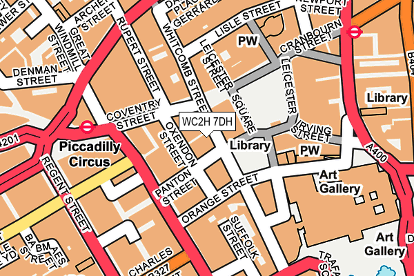 WC2H 7DH map - OS OpenMap – Local (Ordnance Survey) WC2H 7DH map - OS OpenMap – Local (Ordnance Survey)