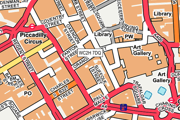 WC2H 7DQ map - OS OpenMap – Local (Ordnance Survey) WC2H 7DQ map - OS OpenMap – Local (Ordnance Survey)