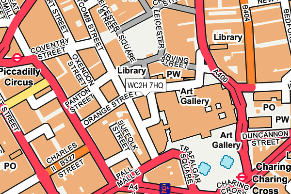 WC2H 7HQ map - OS OpenMap – Local (Ordnance Survey) WC2H 7HQ map - OS OpenMap – Local (Ordnance Survey)