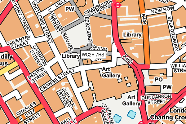 WC2H 7HS map - OS OpenMap – Local (Ordnance Survey) WC2H 7HS map - OS OpenMap – Local (Ordnance Survey)