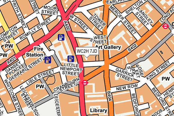 WC2H 7JD map - OS OpenMap – Local (Ordnance Survey) WC2H 7JD map - OS OpenMap – Local (Ordnance Survey)
