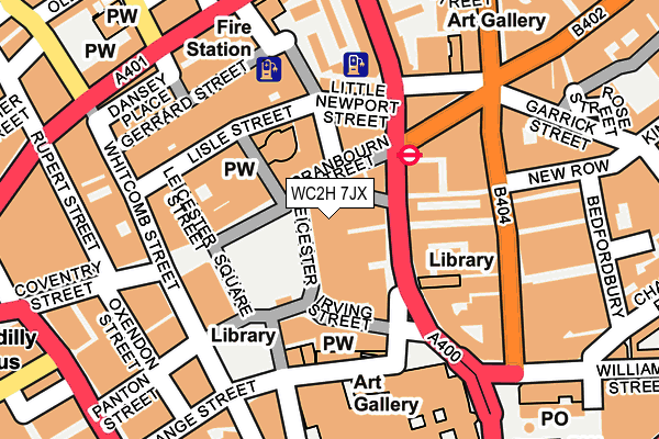 WC2H 7JX map - OS OpenMap – Local (Ordnance Survey) WC2H 7JX map - OS OpenMap – Local (Ordnance Survey)