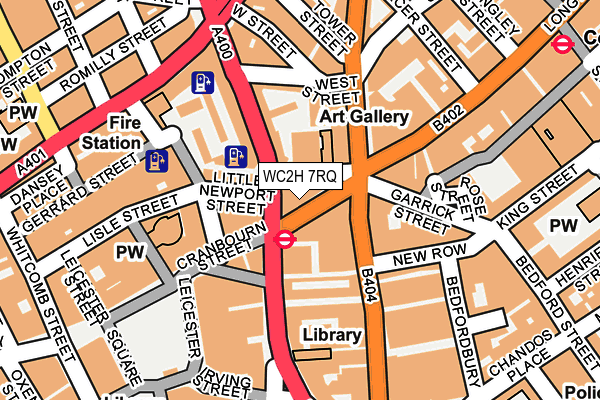 WC2H 7RQ map - OS OpenMap – Local (Ordnance Survey) WC2H 7RQ map - OS OpenMap – Local (Ordnance Survey)