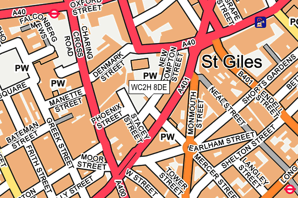 WC2H 8DE map - OS OpenMap – Local (Ordnance Survey) WC2H 8DE map - OS OpenMap – Local (Ordnance Survey)