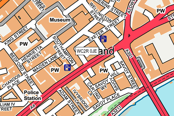 WC2R 0JE map - OS OpenMap – Local (Ordnance Survey) WC2R 0JE map - OS OpenMap – Local (Ordnance Survey)