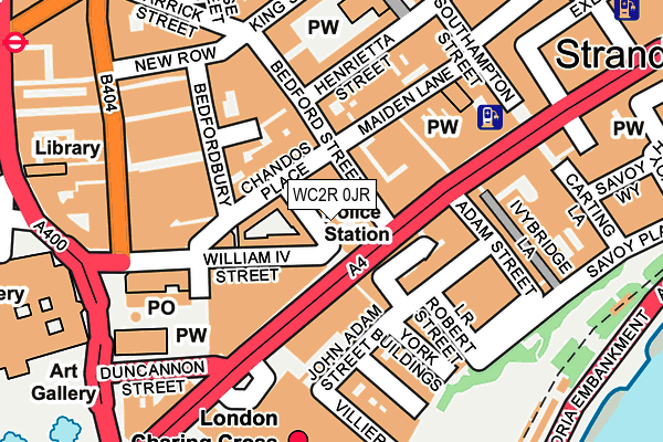 WC2R 0JR map - OS OpenMap – Local (Ordnance Survey) WC2R 0JR map - OS OpenMap – Local (Ordnance Survey)