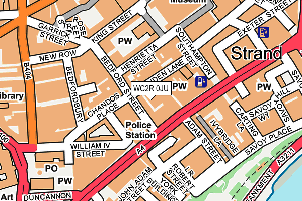 WC2R 0JU map - OS OpenMap – Local (Ordnance Survey) WC2R 0JU map - OS OpenMap – Local (Ordnance Survey)