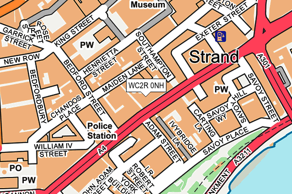 WC2R 0NH map - OS OpenMap – Local (Ordnance Survey) WC2R 0NH map - OS OpenMap – Local (Ordnance Survey)