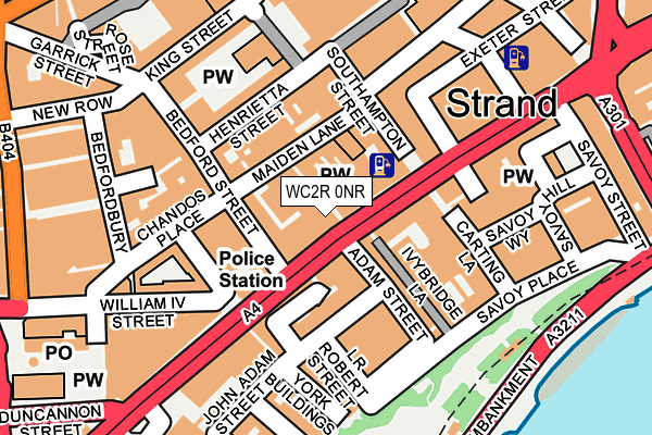 WC2R 0NR map - OS OpenMap – Local (Ordnance Survey) WC2R 0NR map - OS OpenMap – Local (Ordnance Survey)