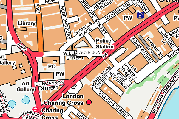WC2R 0QN map - OS OpenMap – Local (Ordnance Survey) WC2R 0QN map - OS OpenMap – Local (Ordnance Survey)