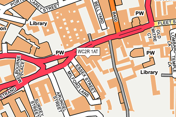 WC2R 1AT map - OS OpenMap – Local (Ordnance Survey) WC2R 1AT map - OS OpenMap – Local (Ordnance Survey)