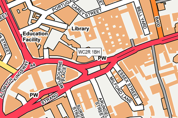 WC2R 1BH map - OS OpenMap – Local (Ordnance Survey) WC2R 1BH map - OS OpenMap – Local (Ordnance Survey)
